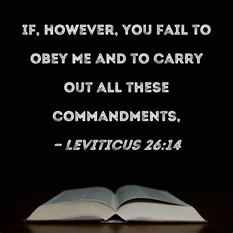 Levitico 26:14.